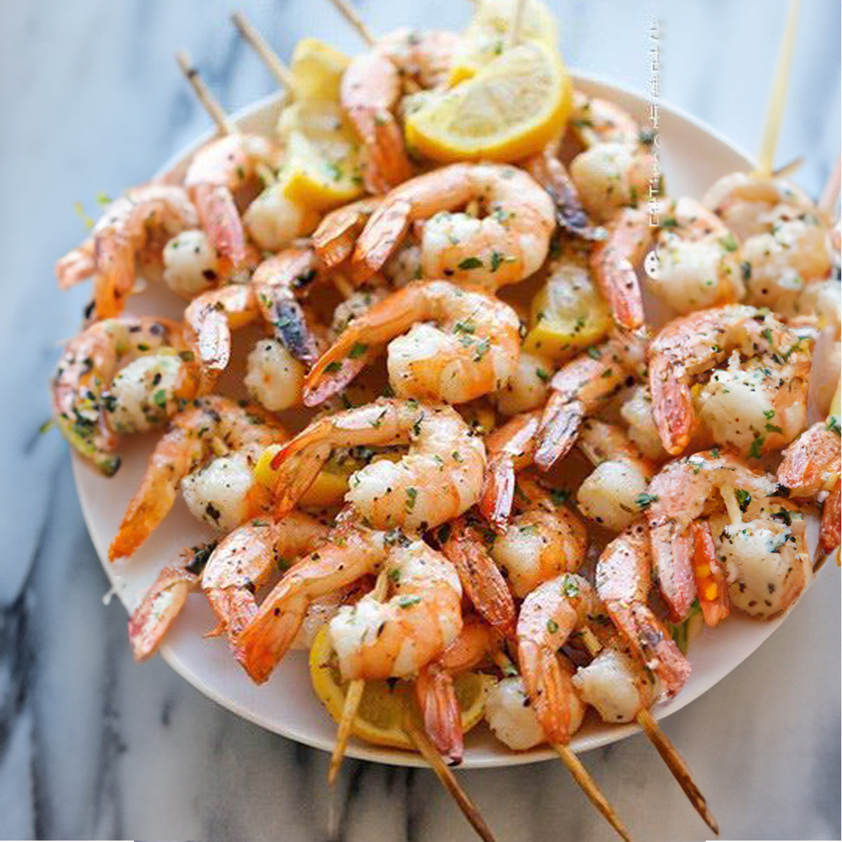 Shrimp Kebab (Double Meat) +5.50