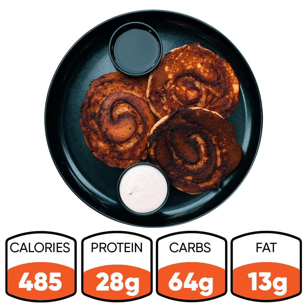 Cinnamon Roll Pancakes