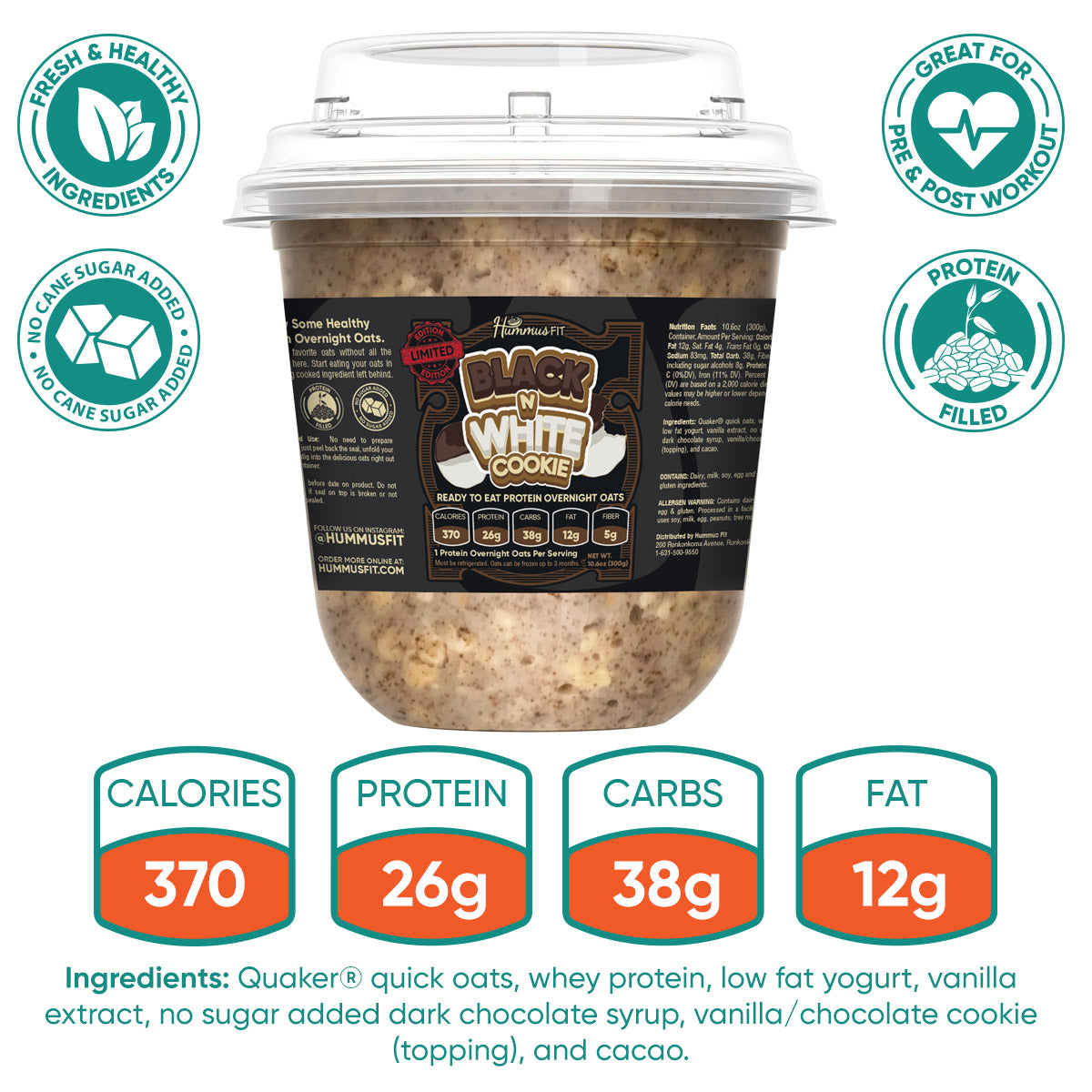 Overnight Oats (Flavors Vary)