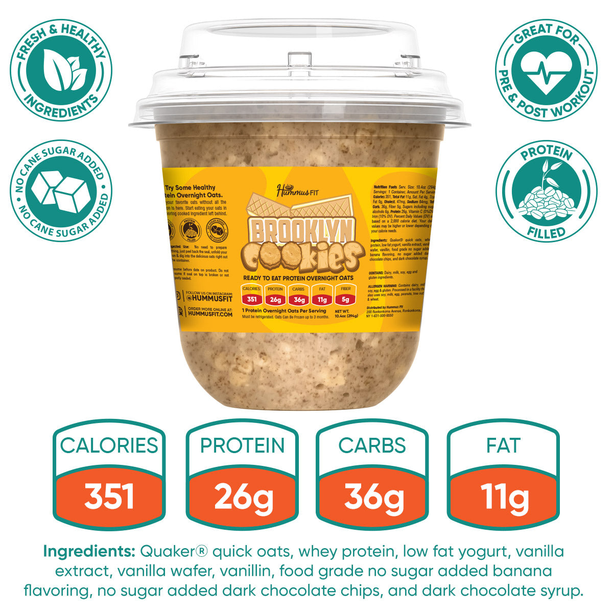 Overnight Oats (Flavors Vary)