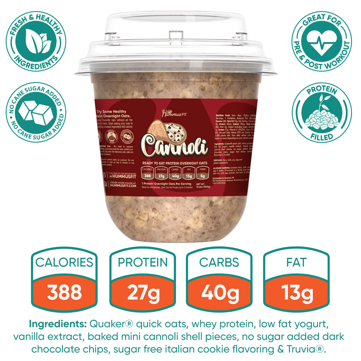 Overnight Oats (Flavors Vary)