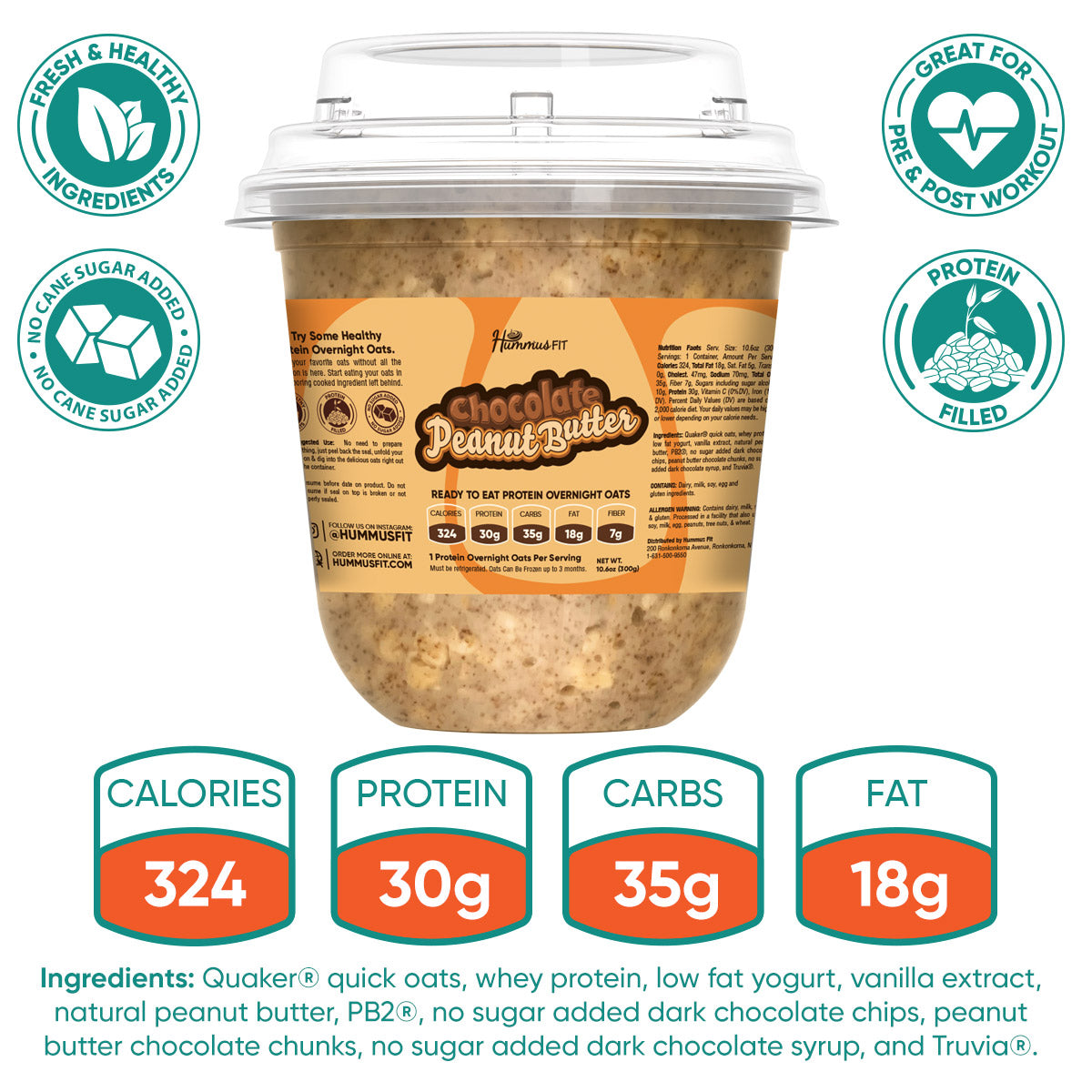 Overnight Oats (Flavors Vary)