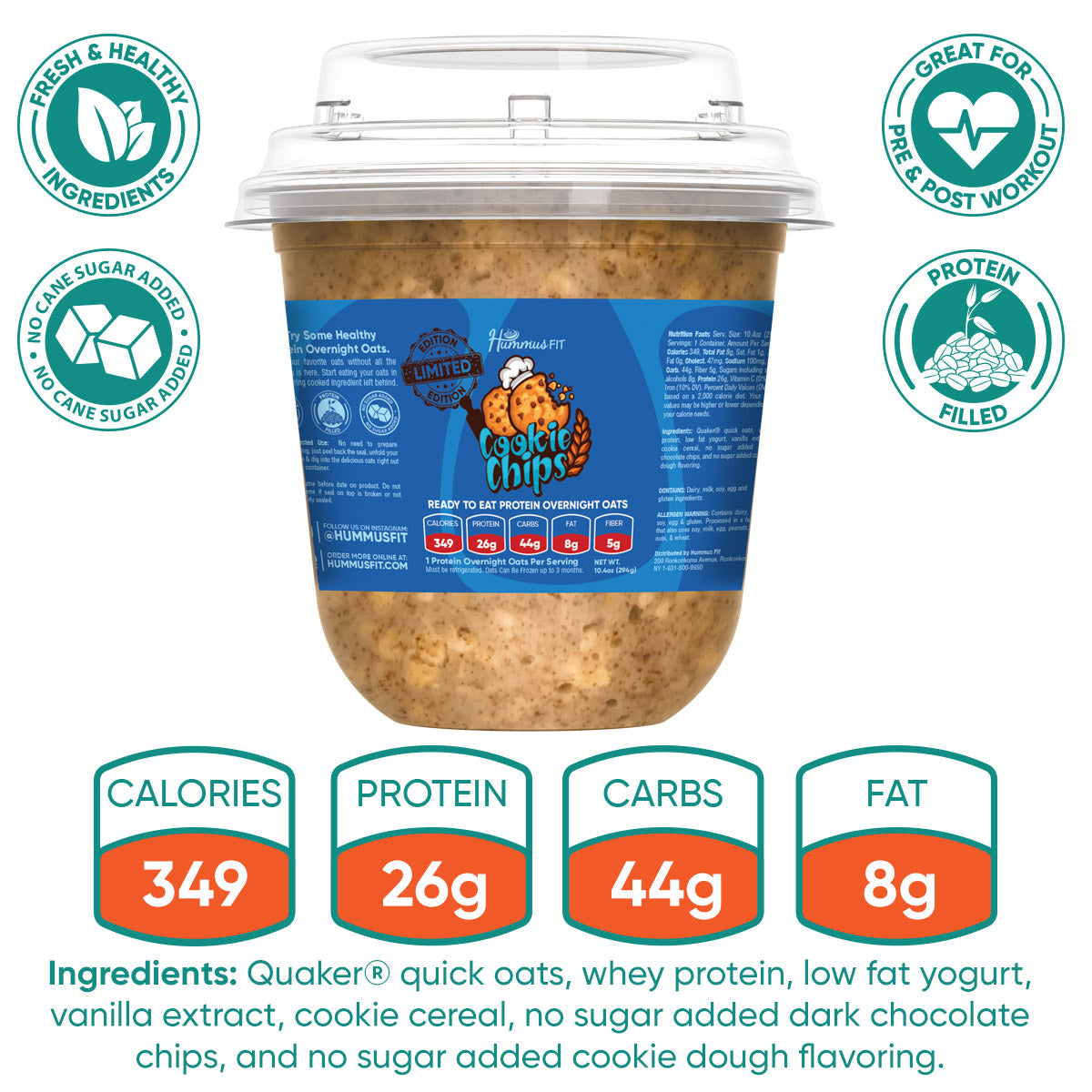 Overnight Oats (Flavors Vary)