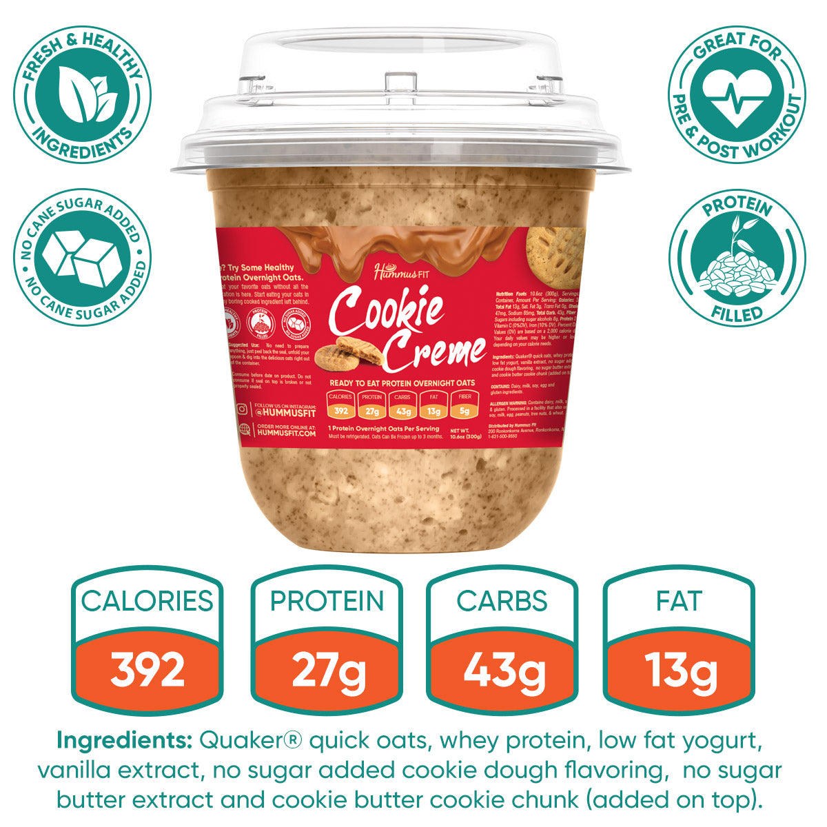 Overnight Oats (Flavors Vary)