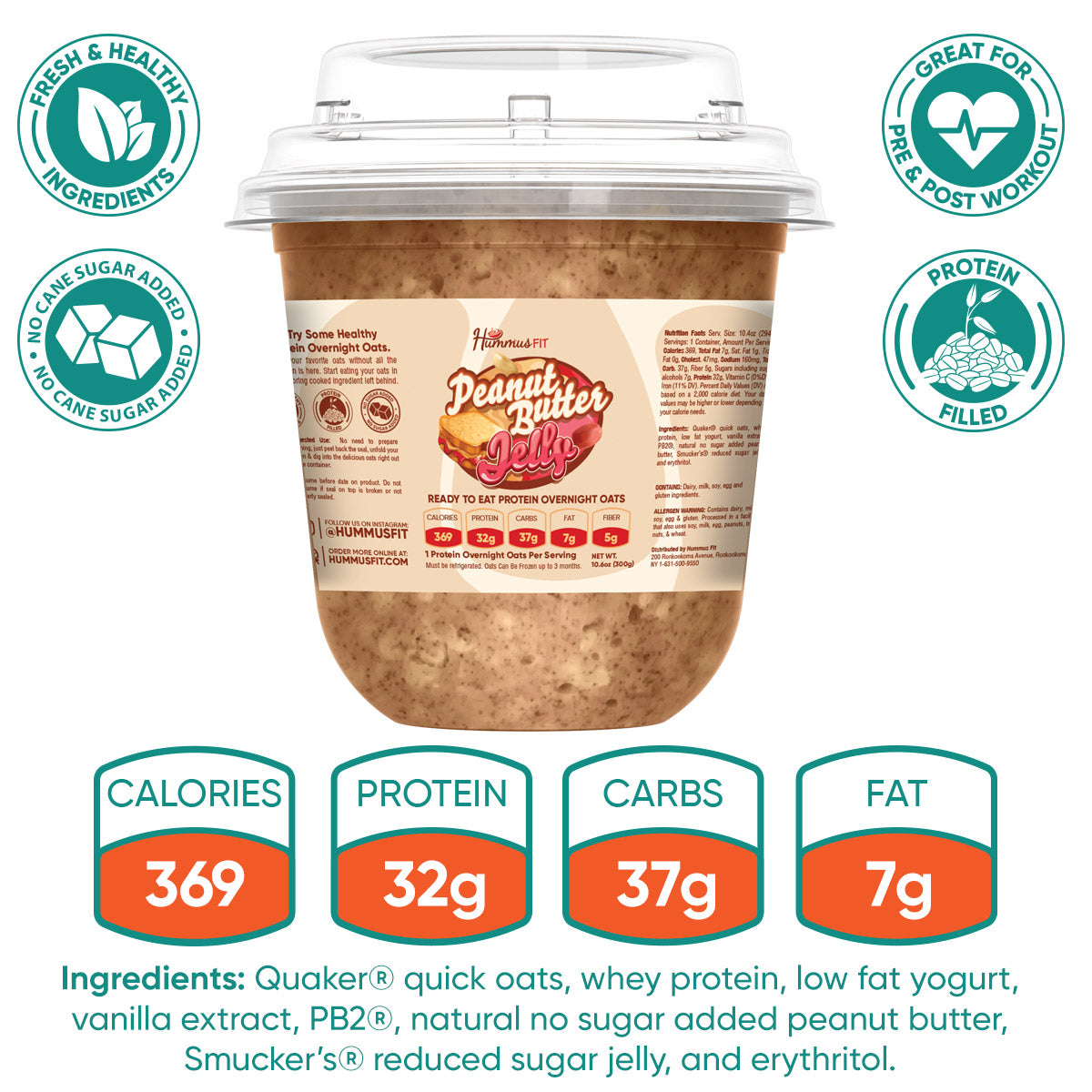 Overnight Oats (Flavors Vary)