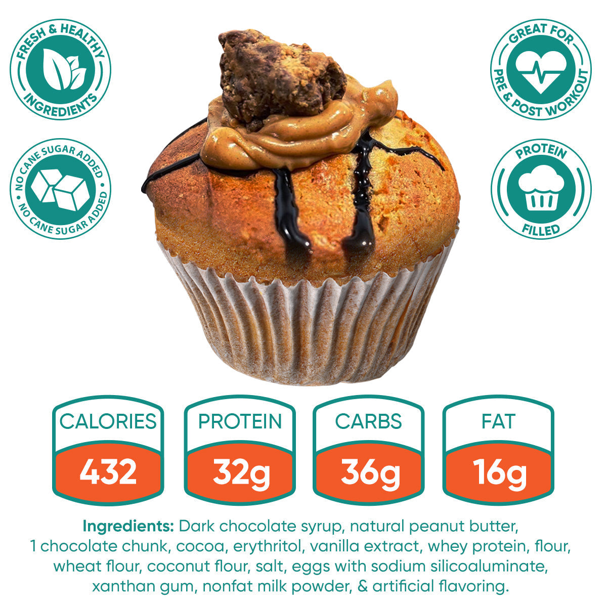 peanut butter cup muffin
