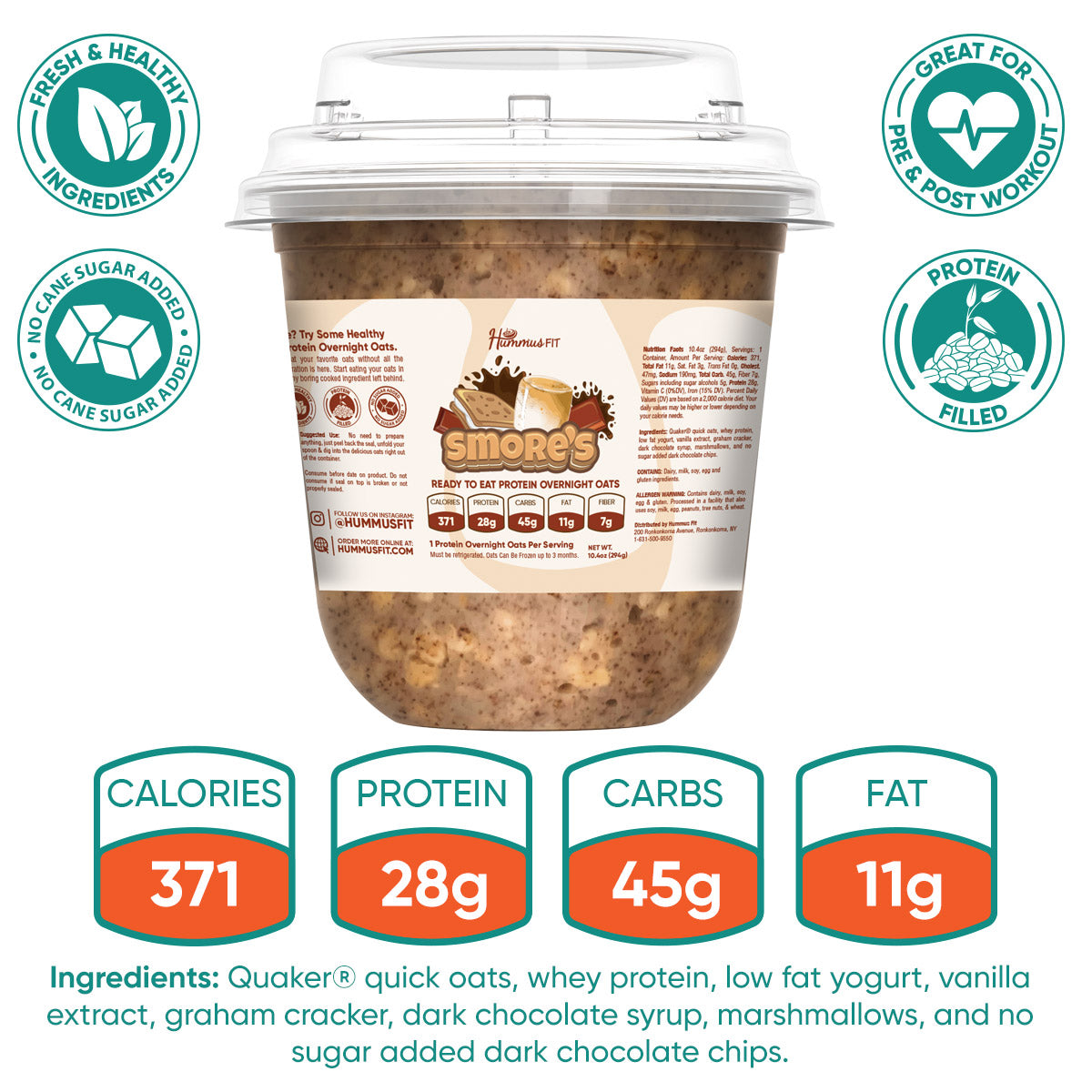 Overnight Oats (Flavors Vary)