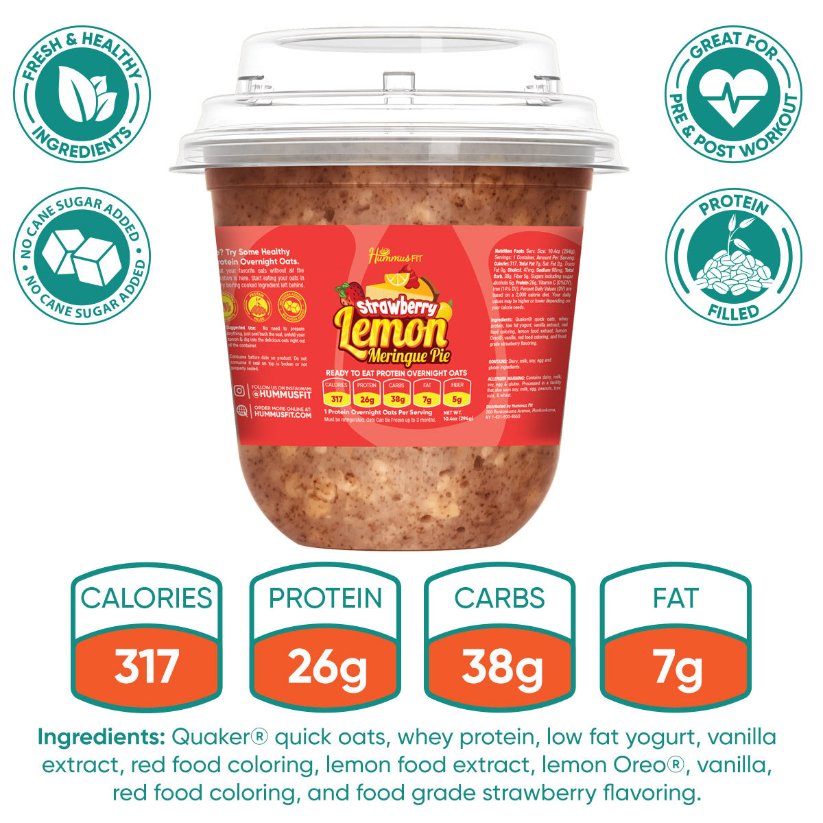 Overnight Oats (Flavors Vary)