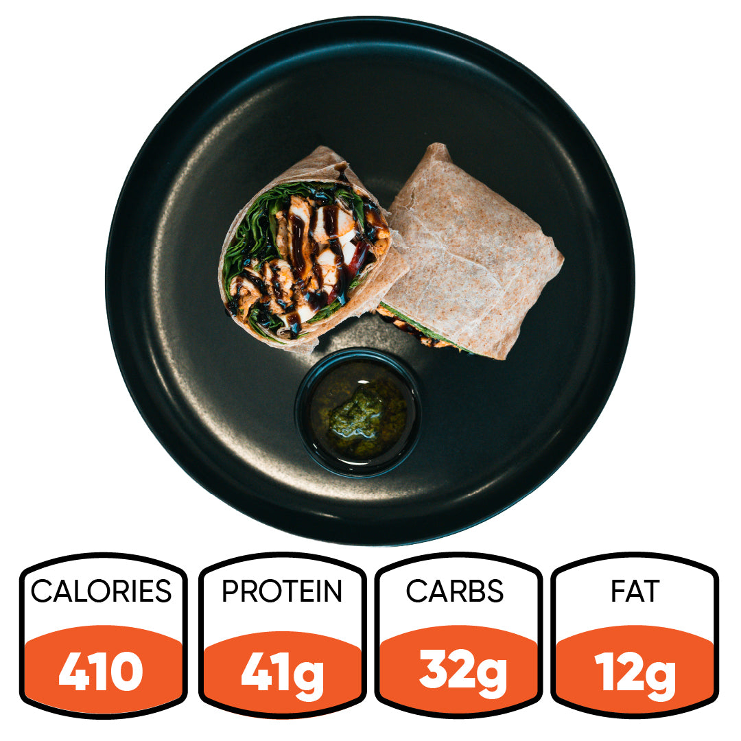 Grilled Chicken Pesto Wrap