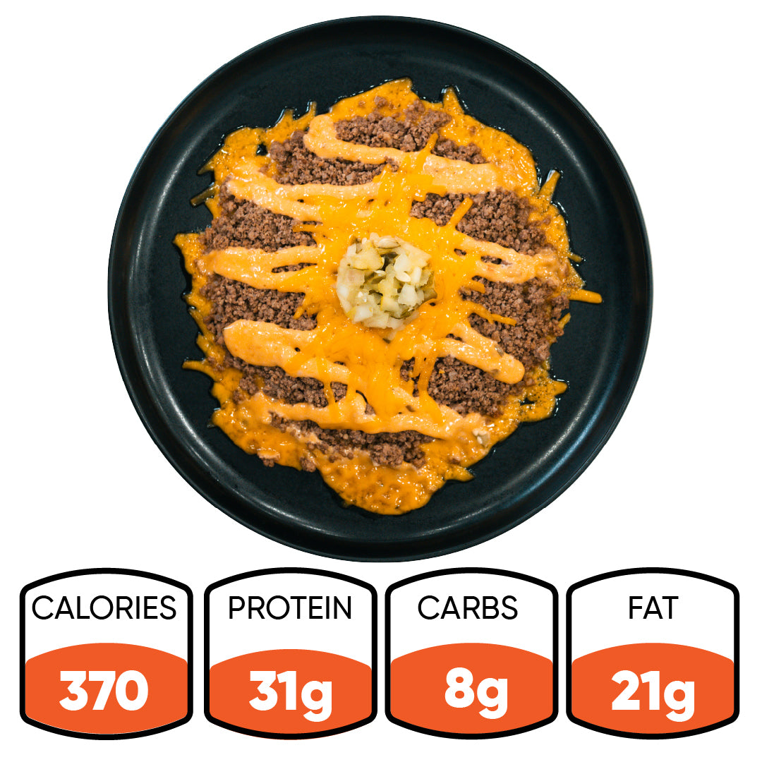Low Carb Keto Cheeseburger Bowl