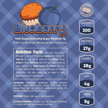 blueberry muffin nutrition facts