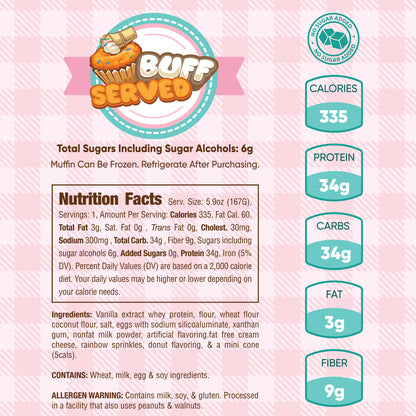 buff served muffin nutrition facts